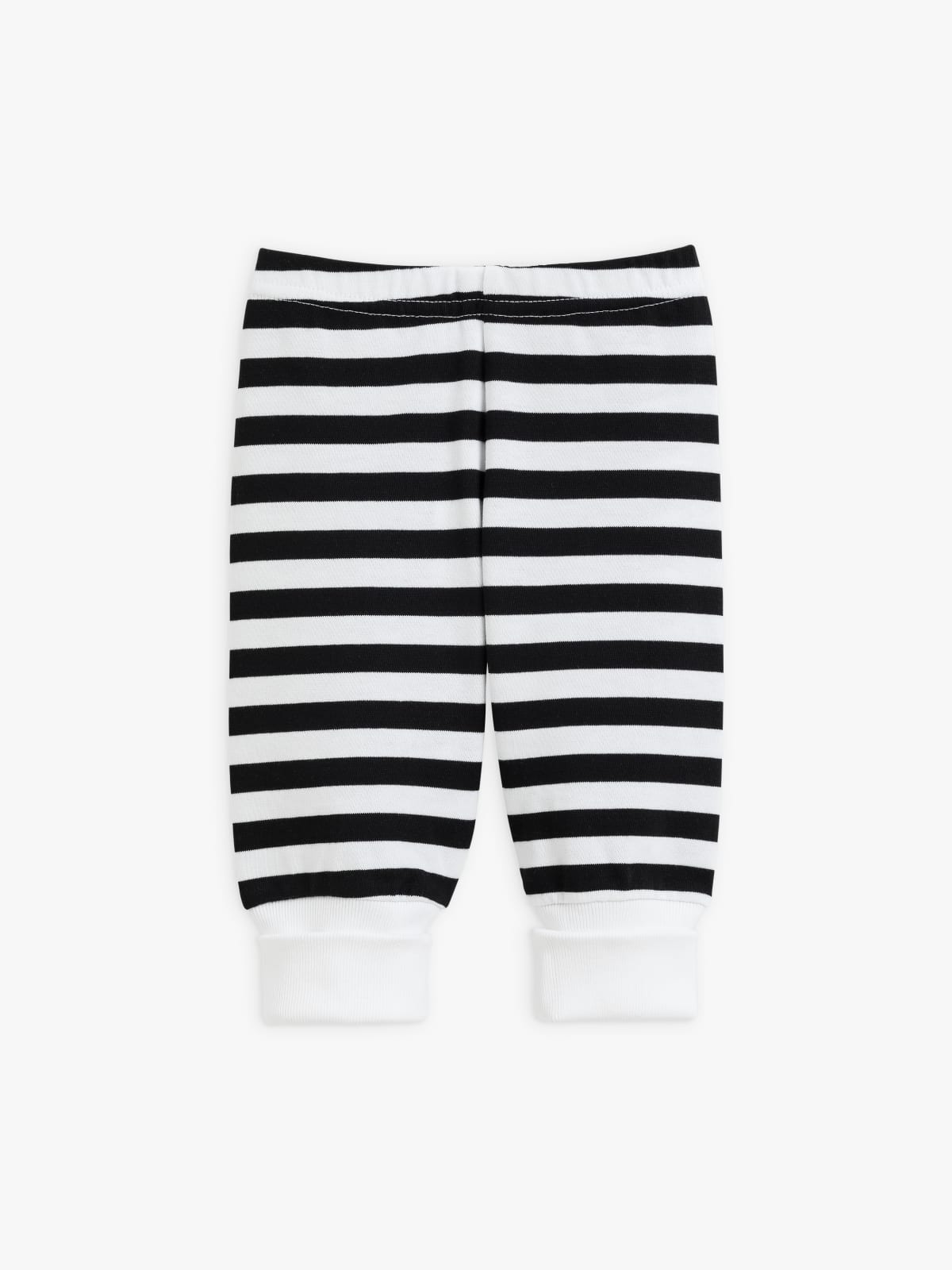 black and white 12/12 striped Turbo trousers