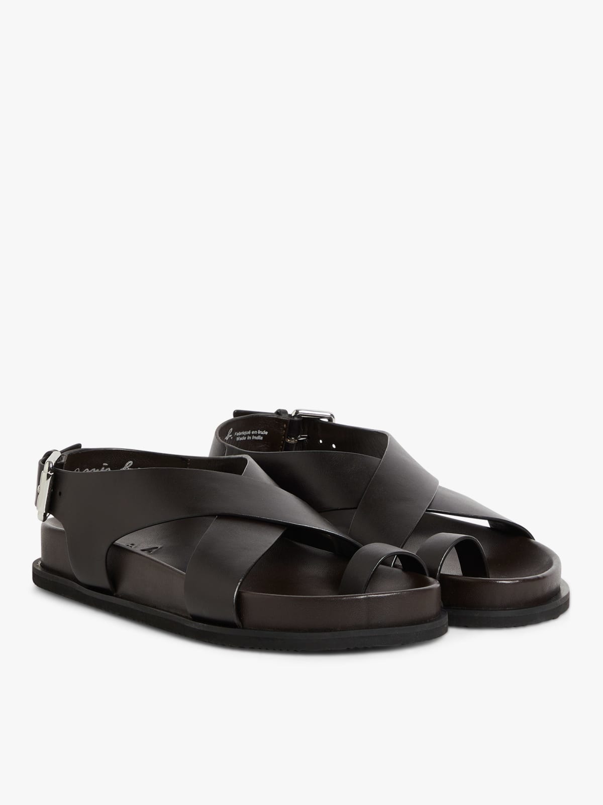brown Yela cowhide sandals