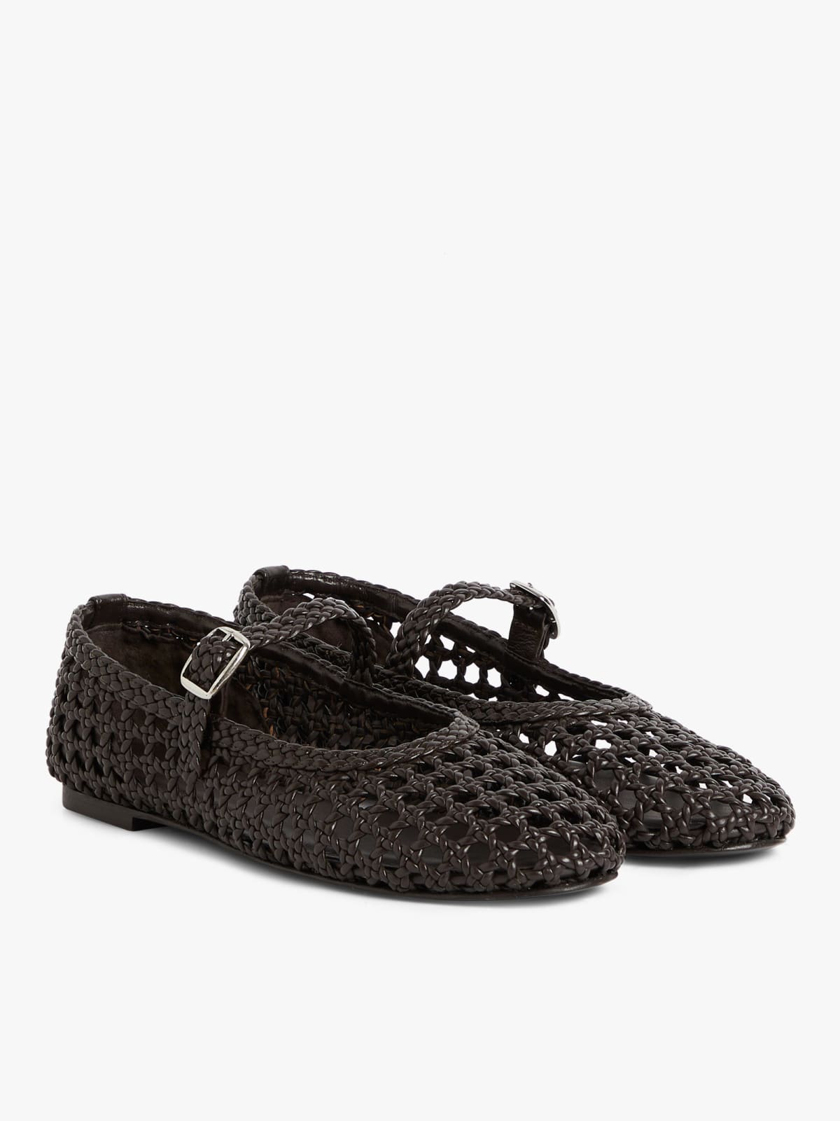 brown Ginee cowhide Mary Janes