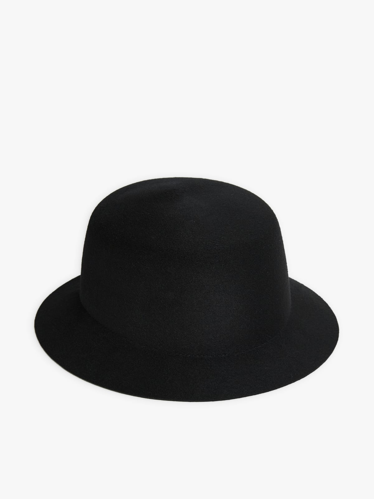 black wool Capel hat