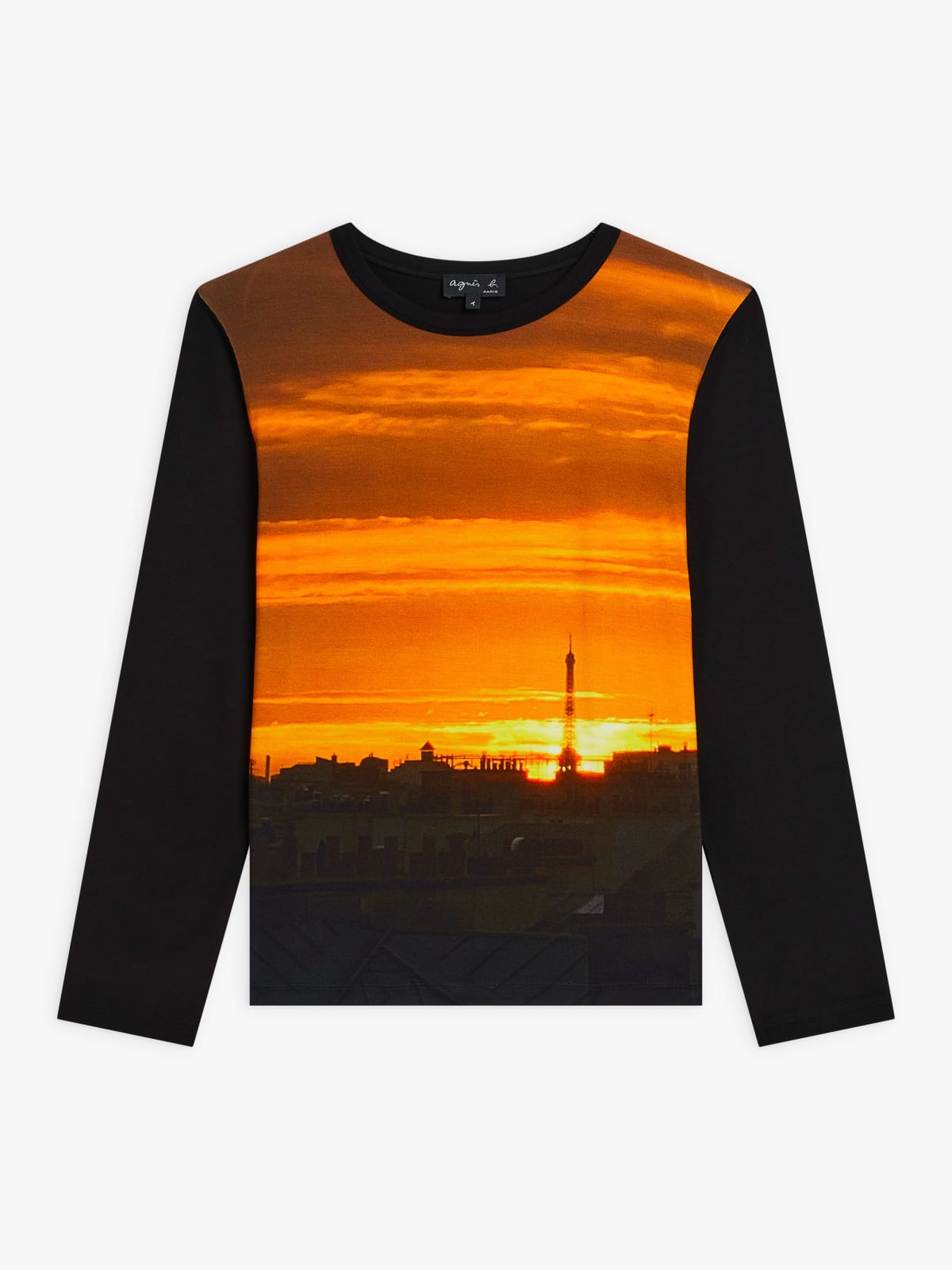 viscose Cool digital photo print by agnès b. t-shirt