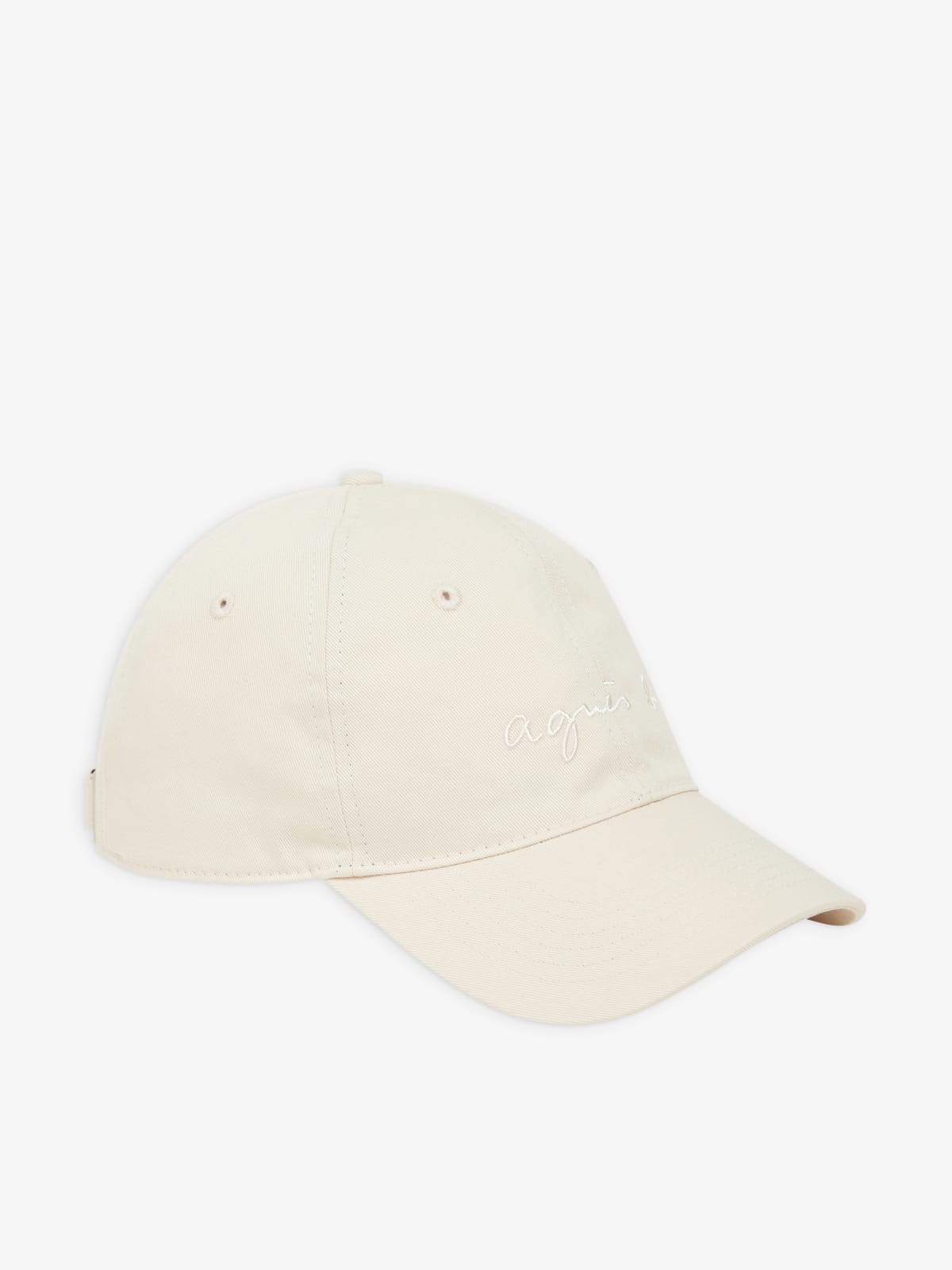 embroidered "agnès b." cap
