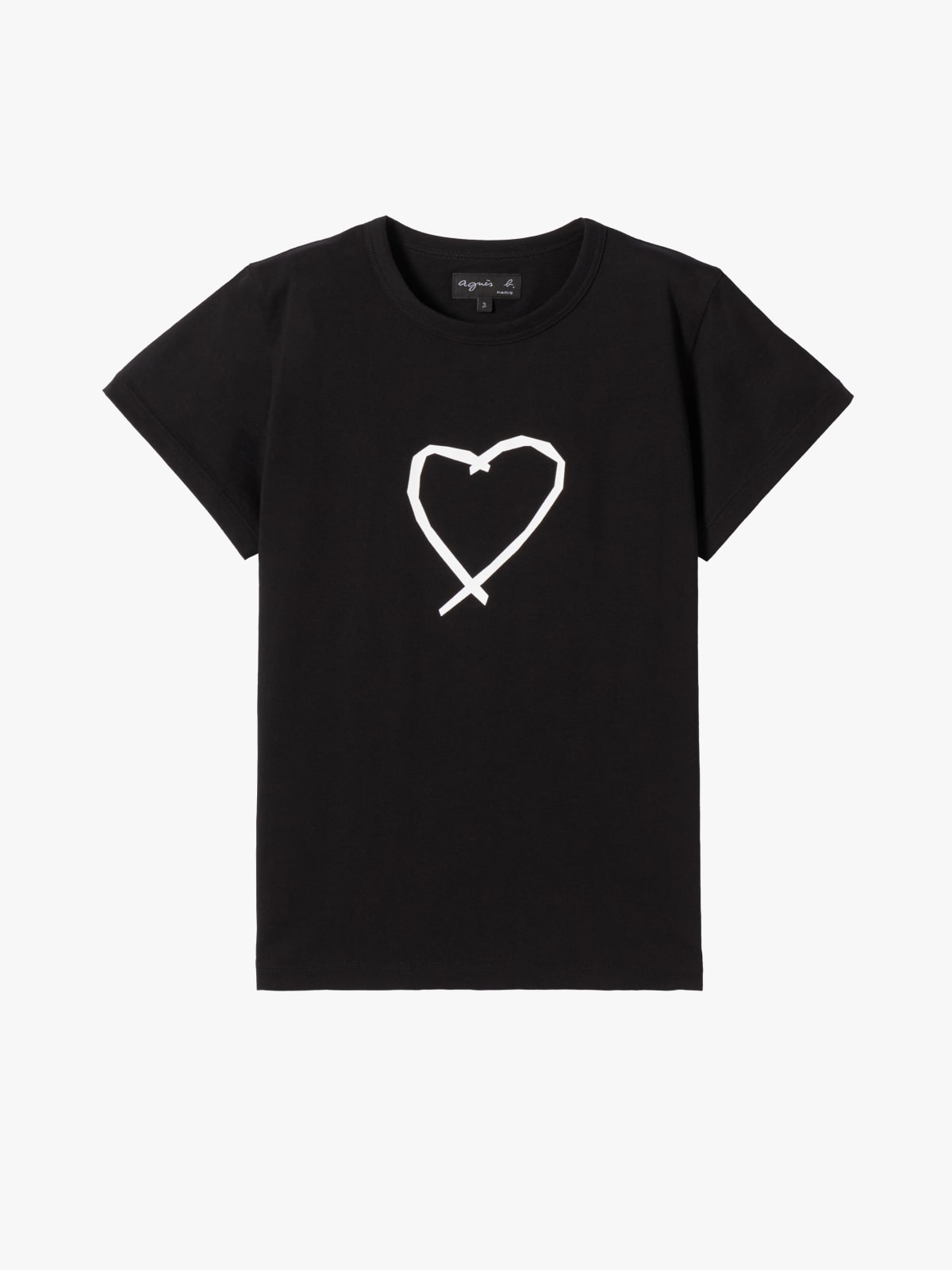 black short sleeves Sarajevo heart t-shirt