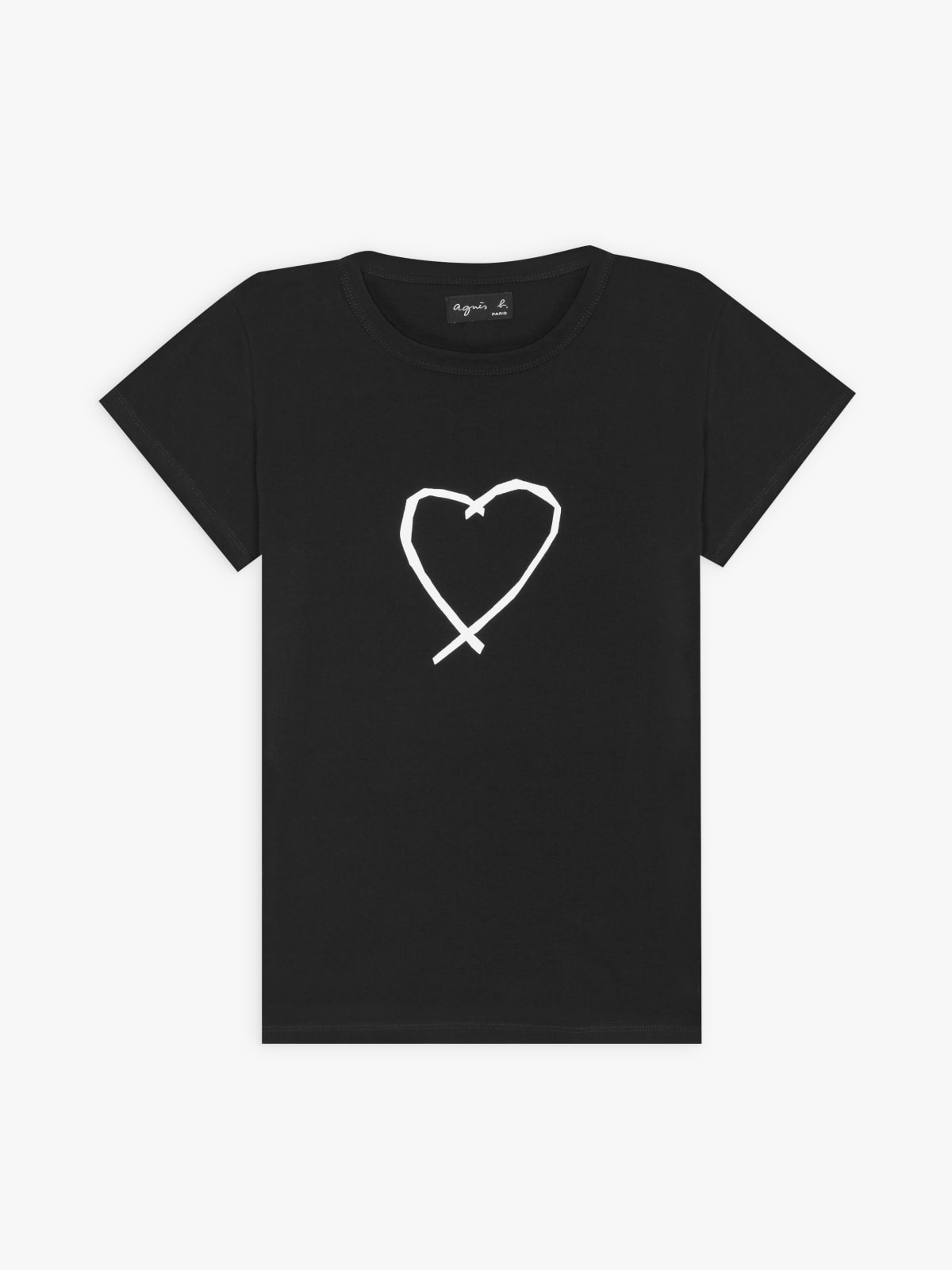 black short sleeves Sarajevo heart t-shirt