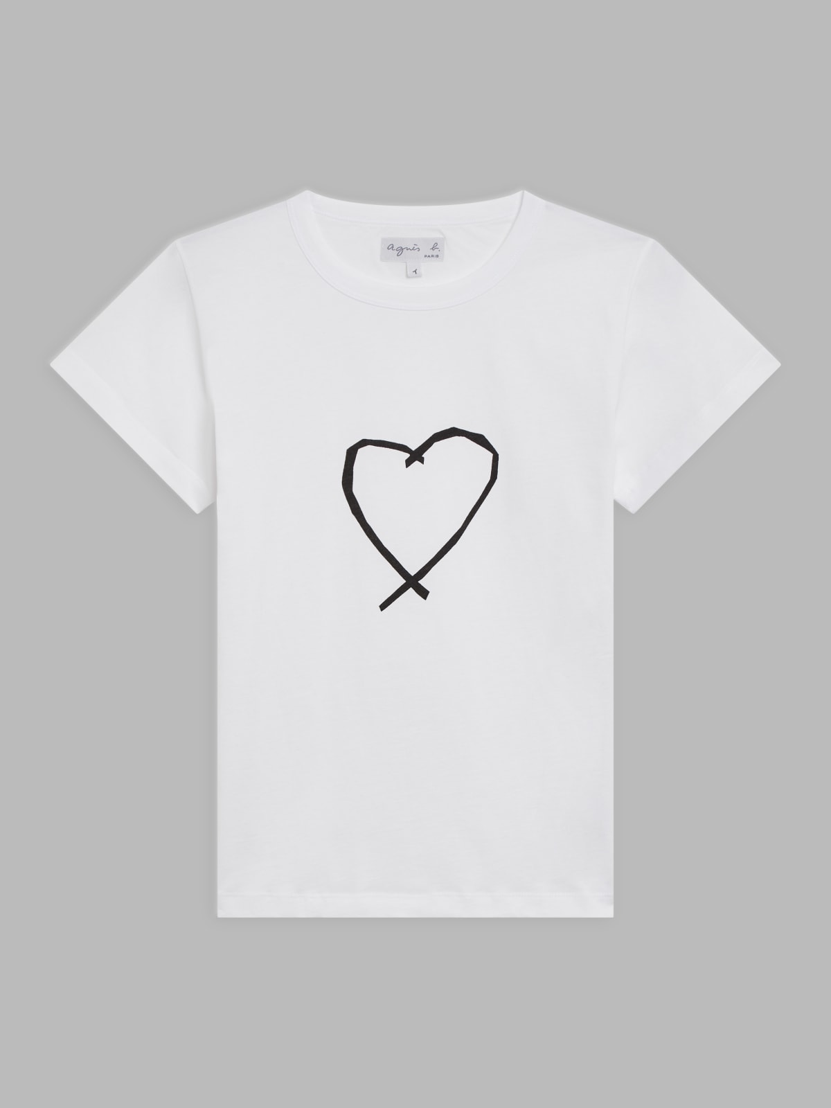 white short sleeves Sarajevo heart t-shirt