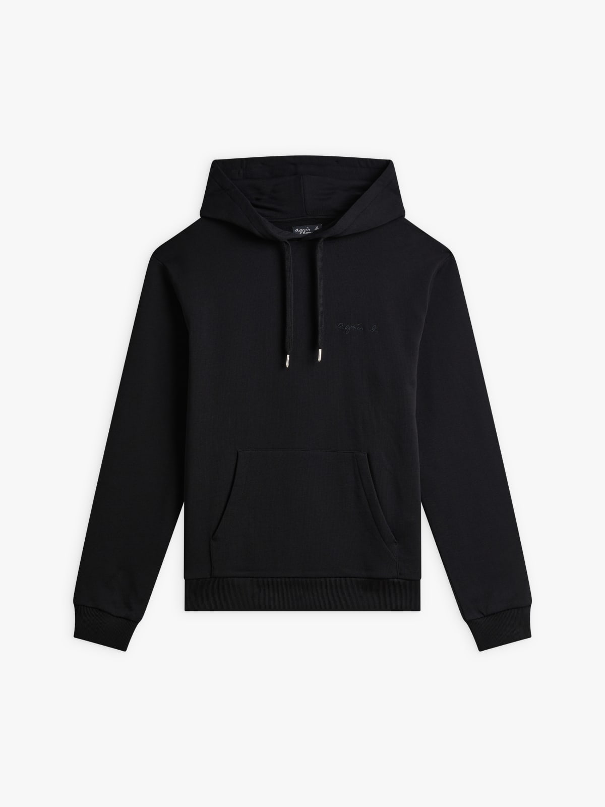 black Porto cotton sweatshirt