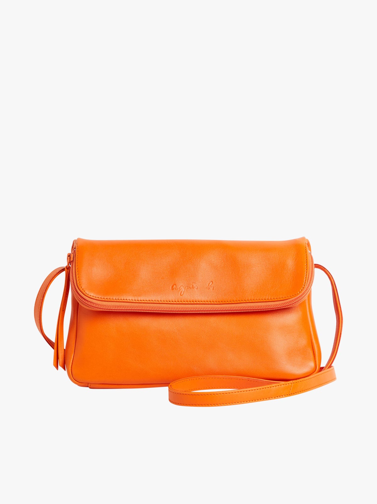 orange Asya lambskin bag