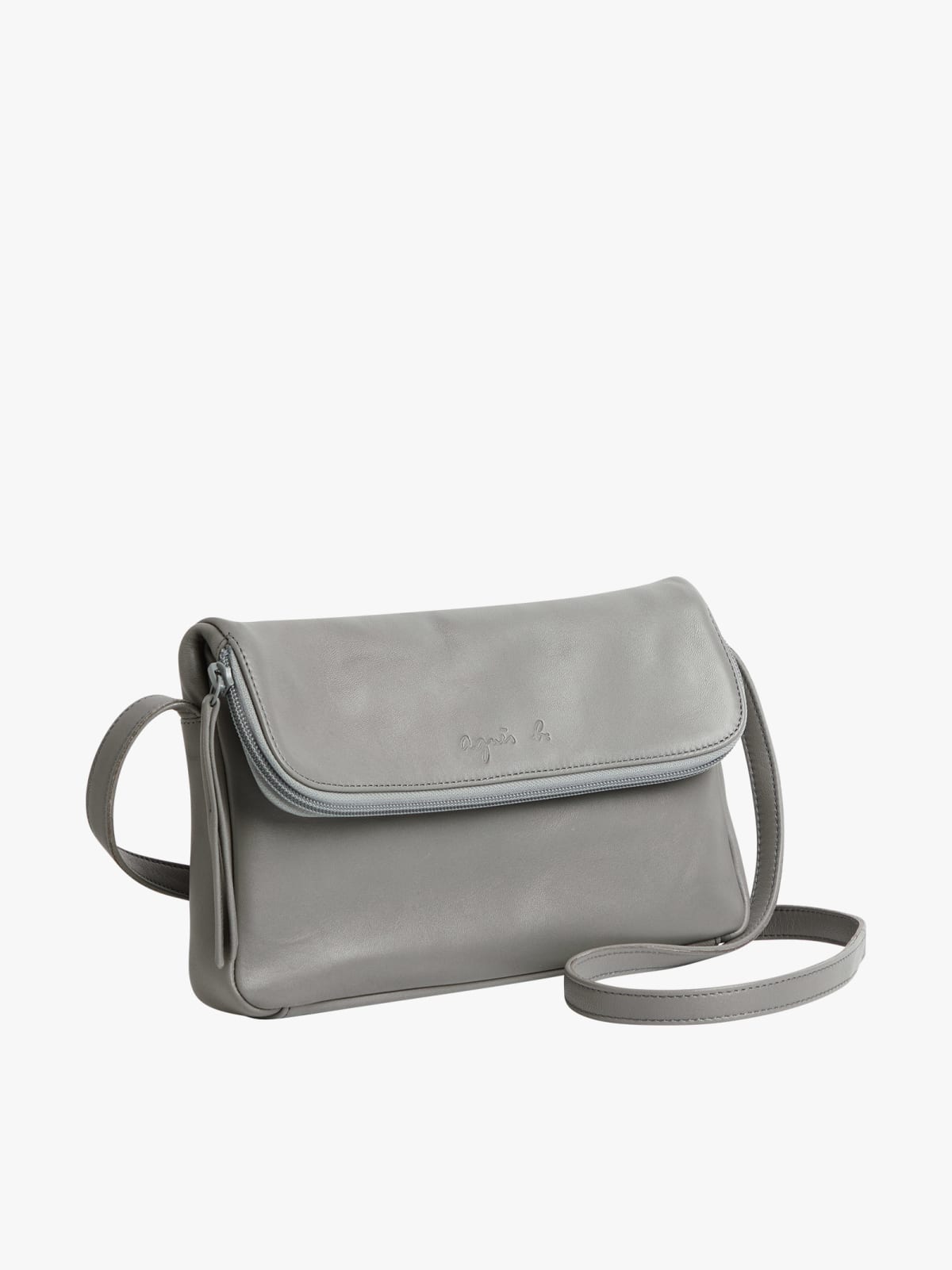 grey Asya lambskin bag