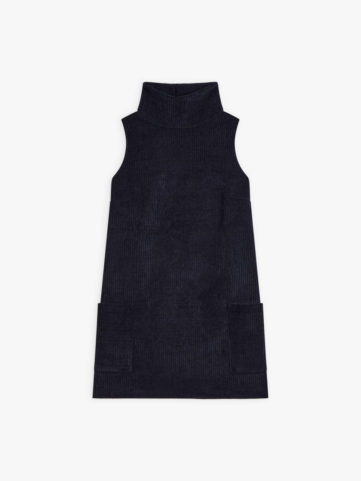 blue jersey corduroy Maoris dress