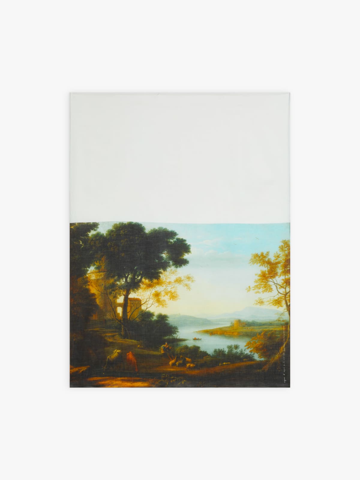 cotton chech agnès b. inspired by the Louvre