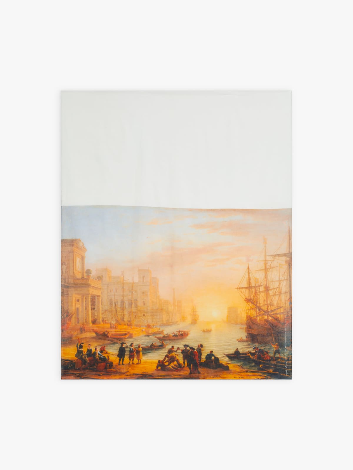 cotton chech agnès b. inspired by the Louvre
