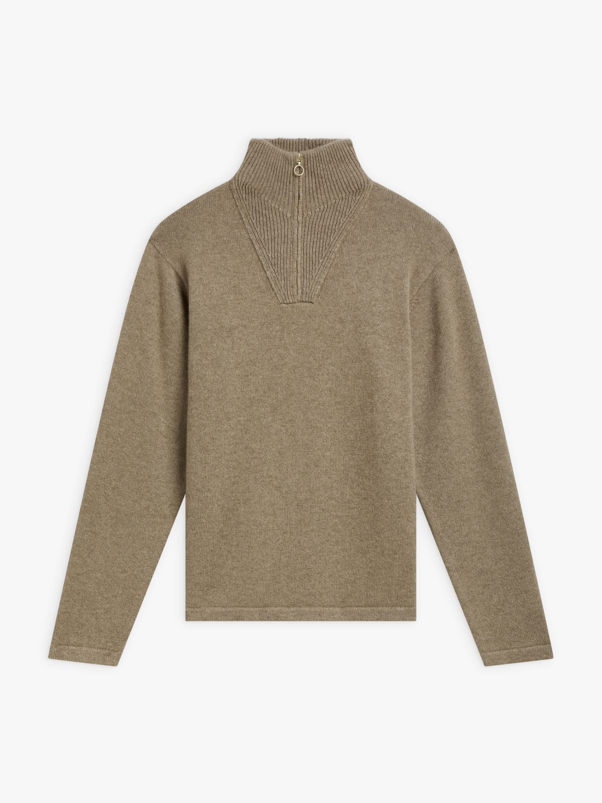 beige cashmere jersey Camionneur jumper