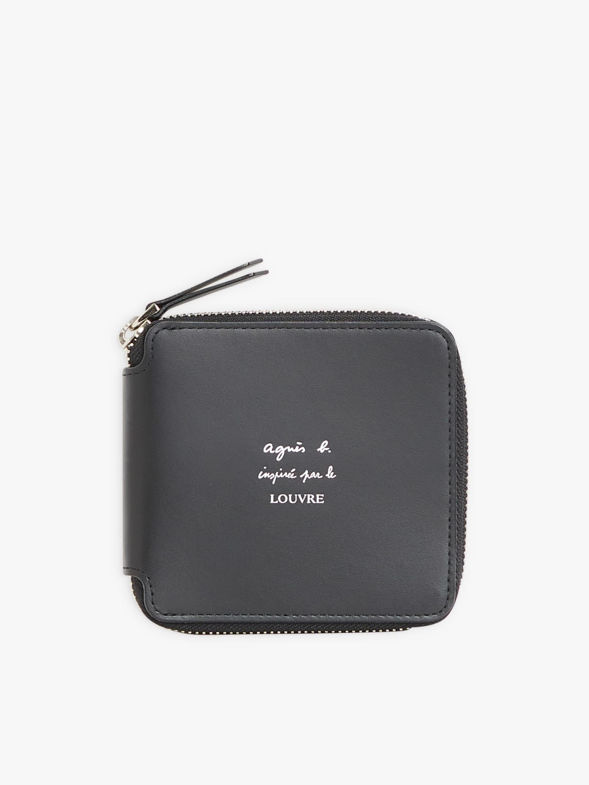 leather wallet agnès b. inspired by the Louvre