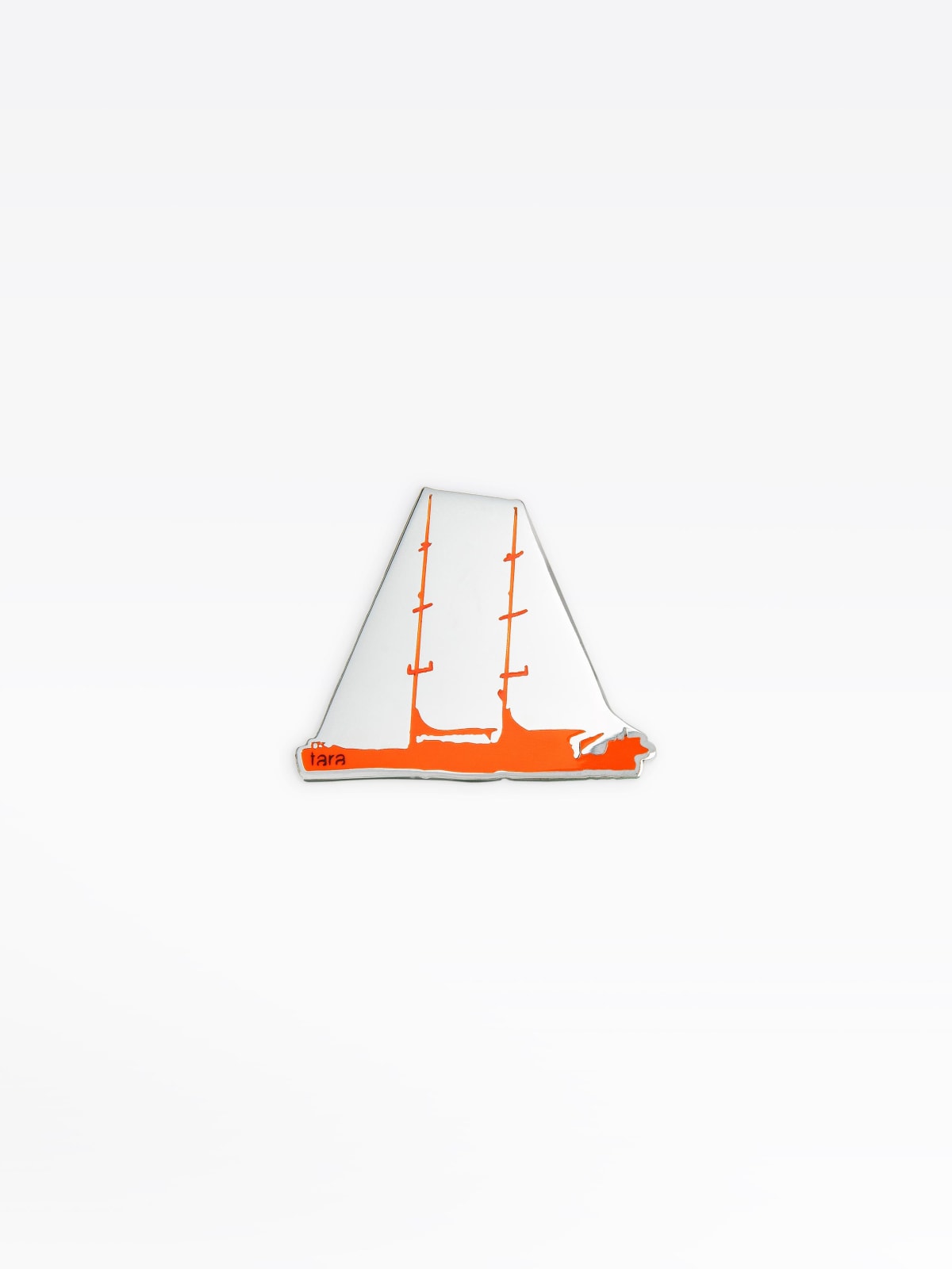 orange Tara brooch