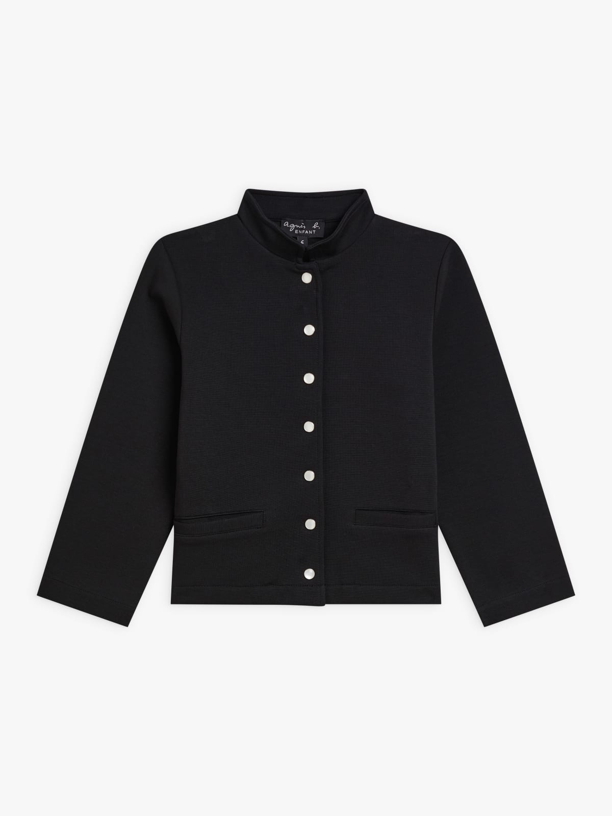 black cotton Tambourin jacket