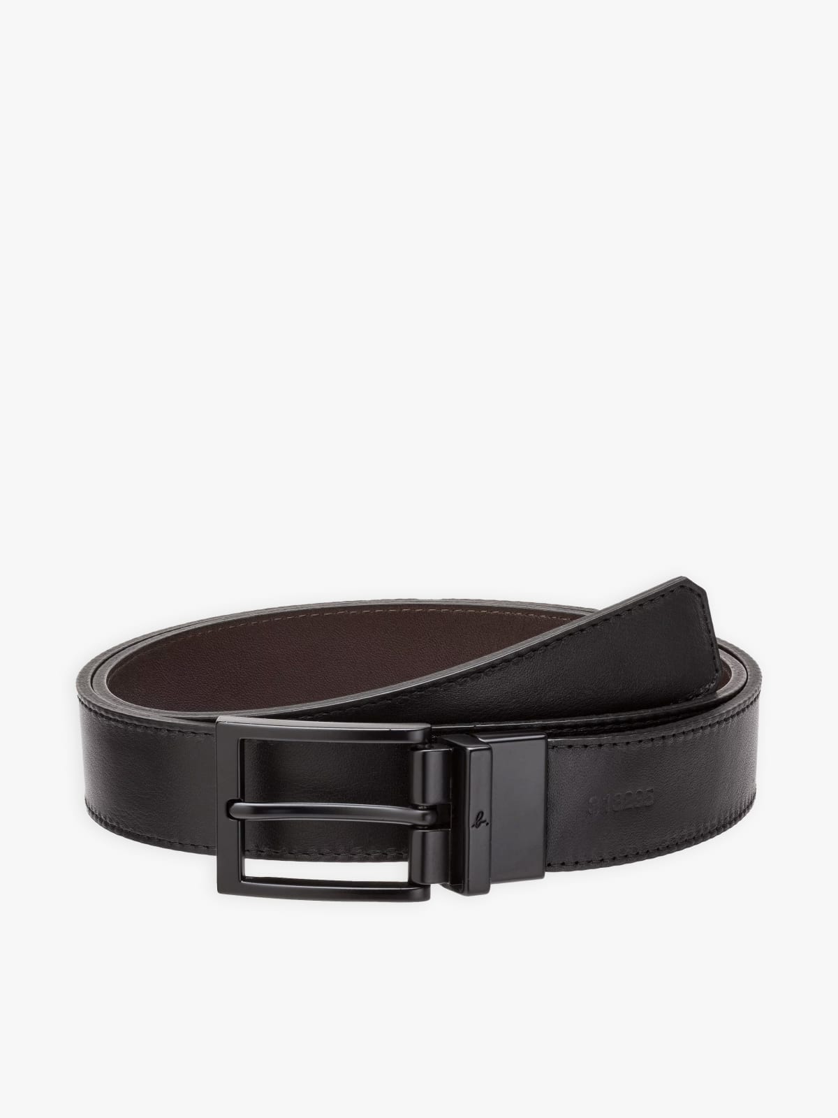 black reversible belt