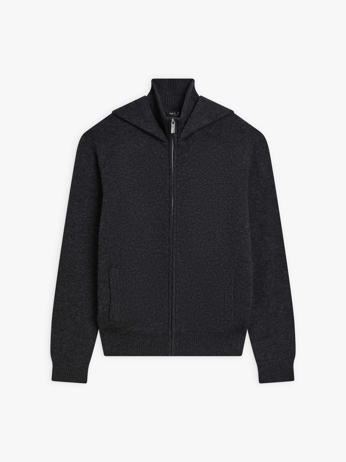 grey cashmere jersey Bronson jacket