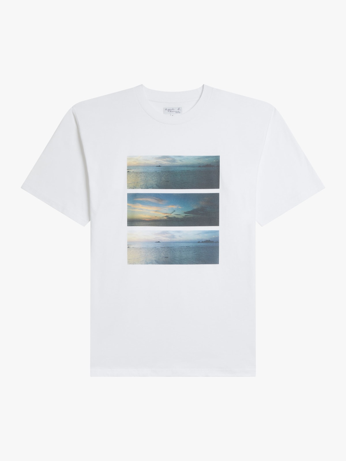 Christof beach motif t-shirt
