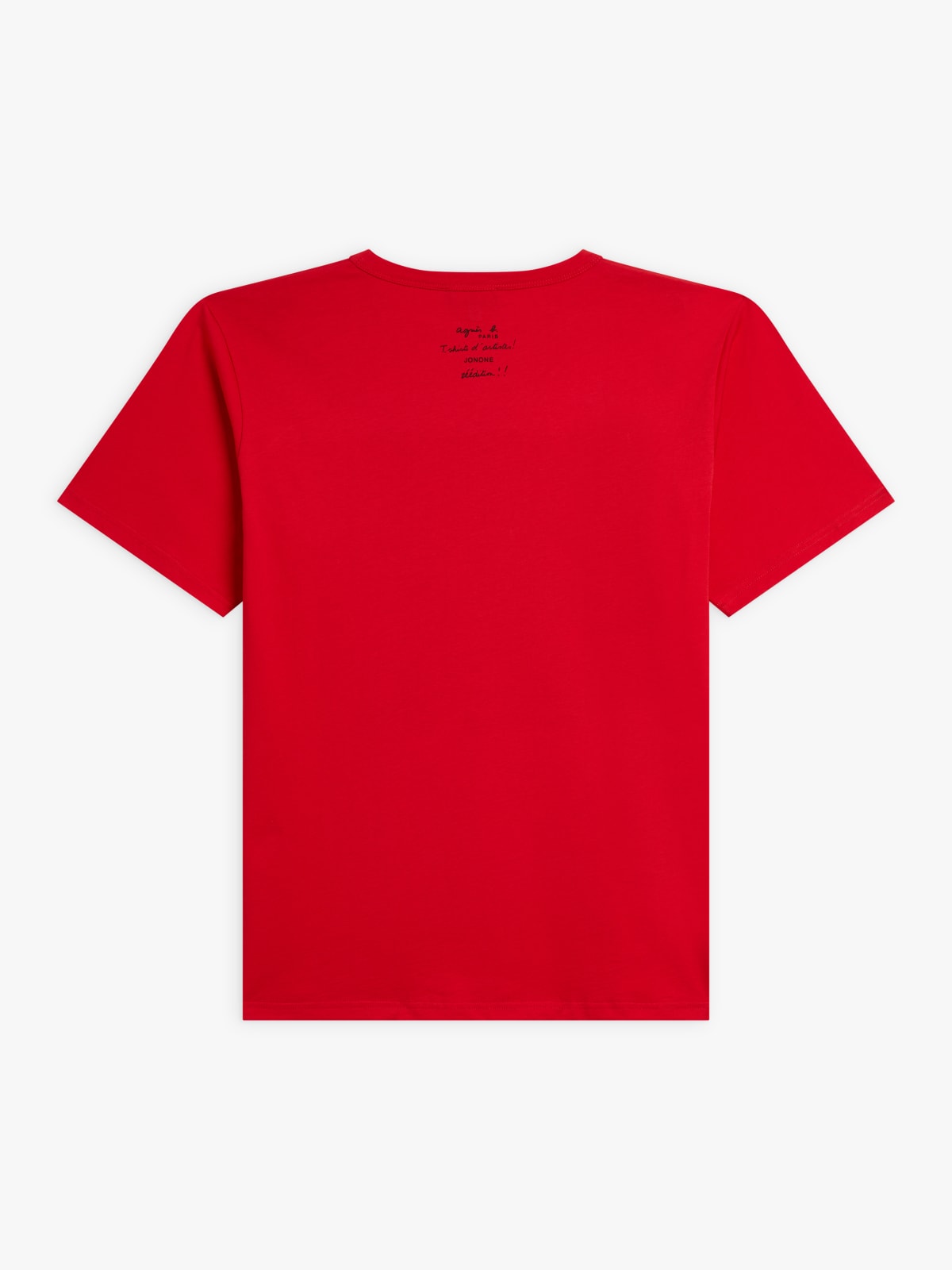 red Le Mixte cotton t-shirt artist Jonone
