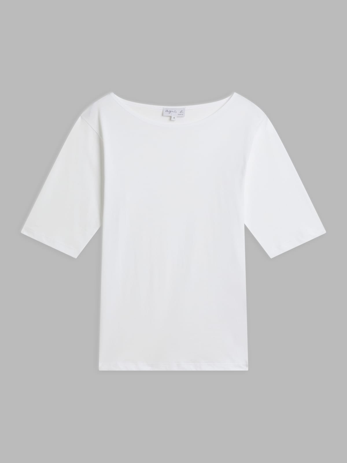 white cotton jersey New Bow t-shirt