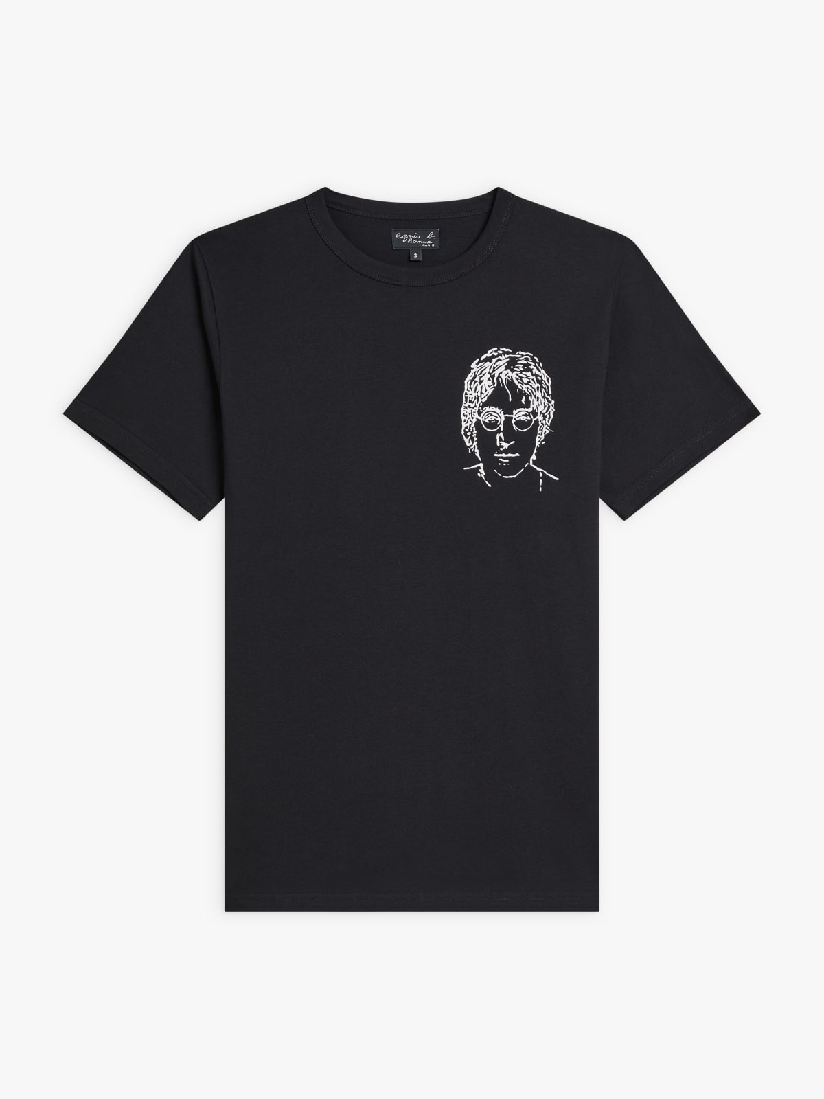 black cotton artist Rafael Gray screen-printed Brando t-shirt