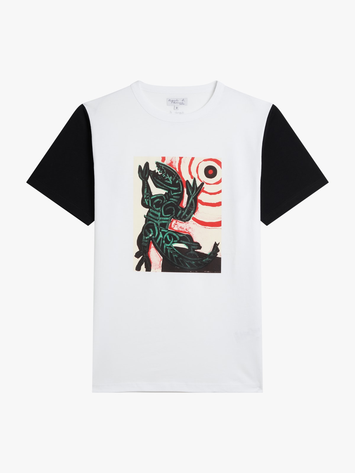 white Brando cotton jersey t-shirt by artist Rafael Gray