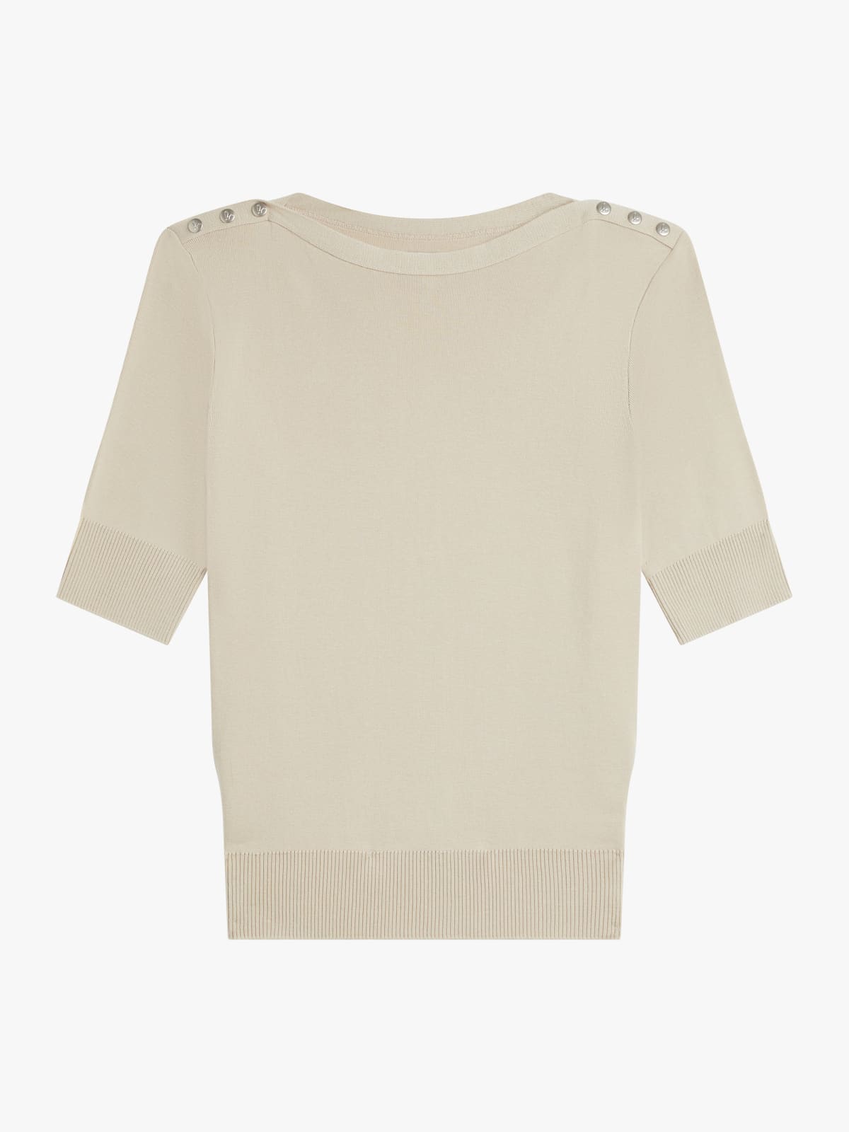 beige cotton jersey Badiane jumper