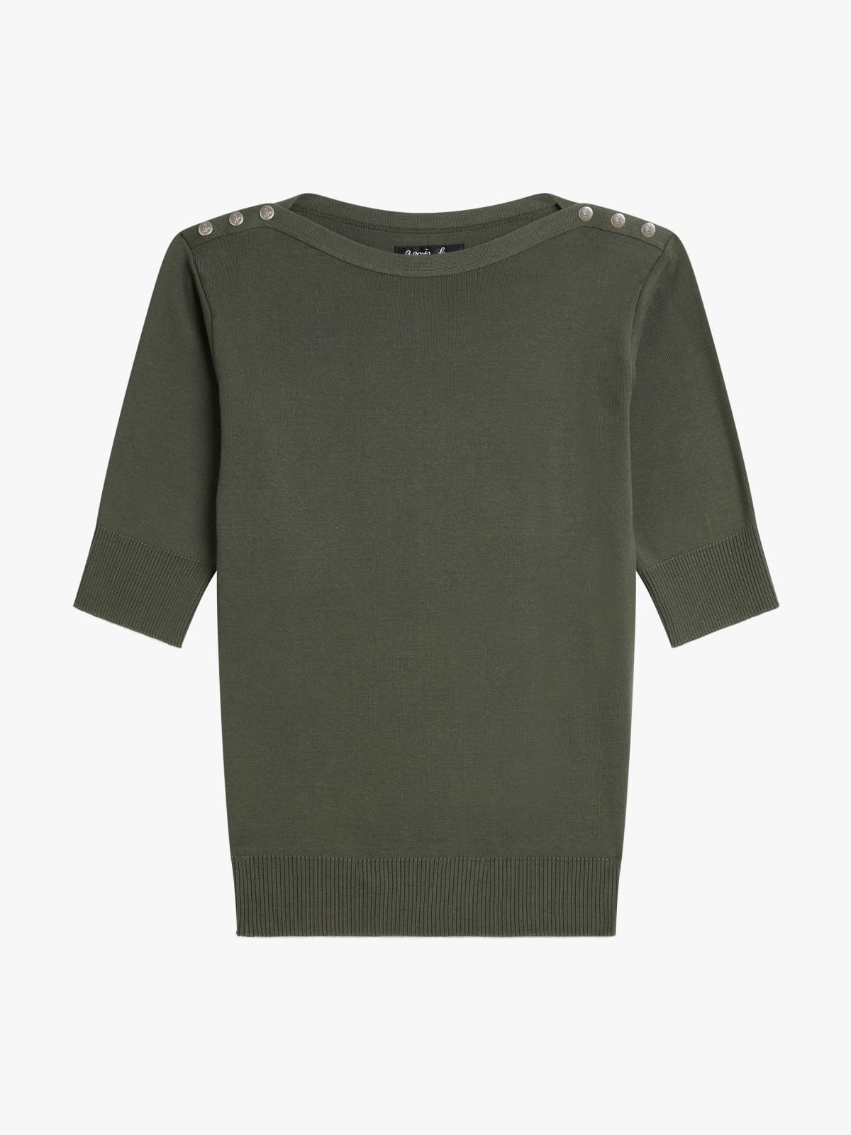 green cotton jersey Badiane jumper