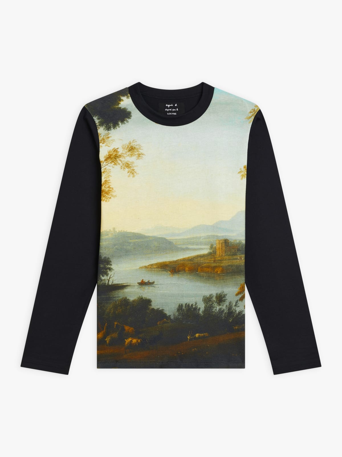 cotton t-shirt agnès b. inspired by the Louvre