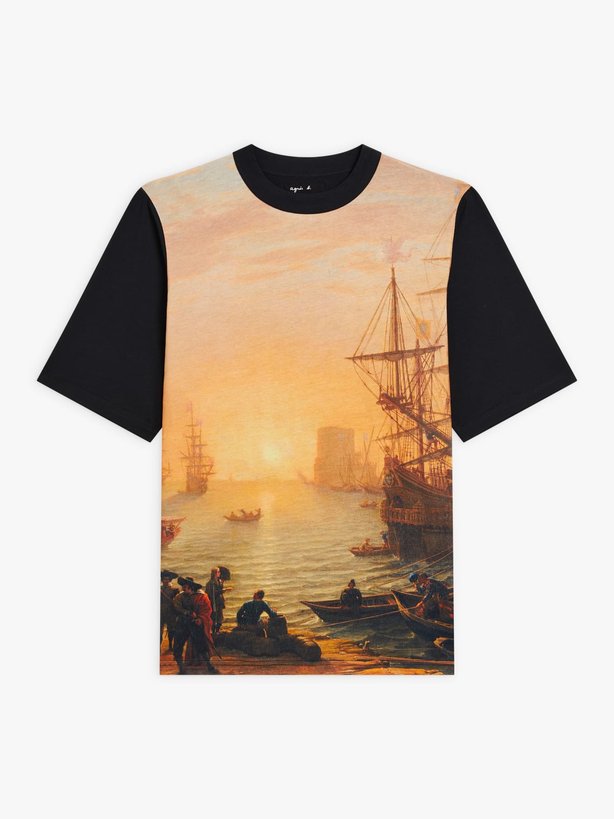 cotton t-shirt agnès b. inspired by the Louvre