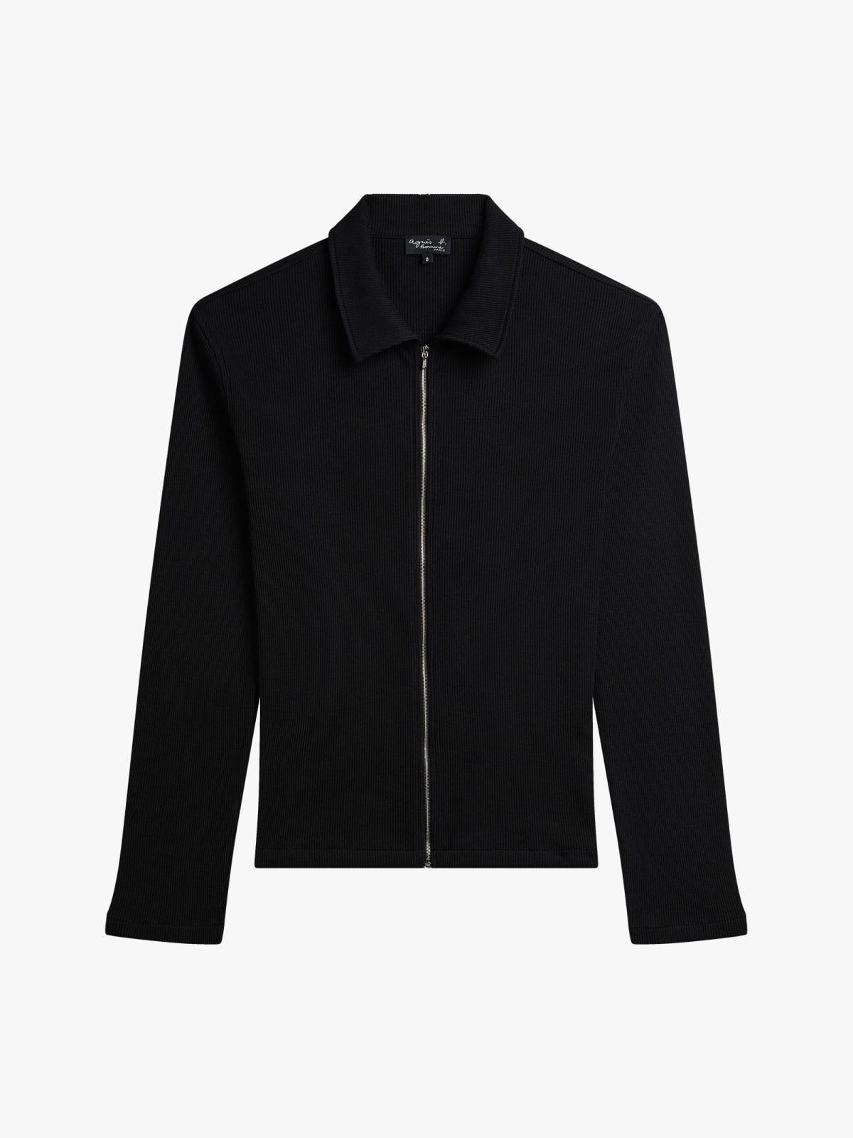 black Azael striped cotton cardigan