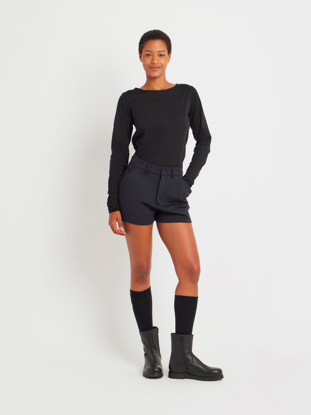 black Knox cotton jersey t-shirt