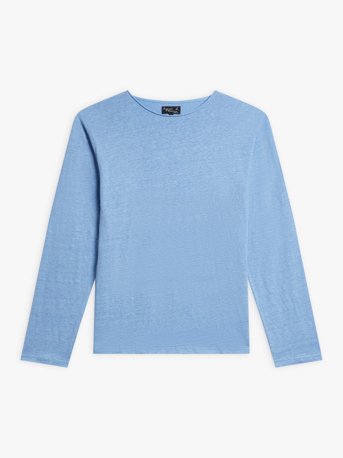 blue linen jersey Roulotte t-shirt
