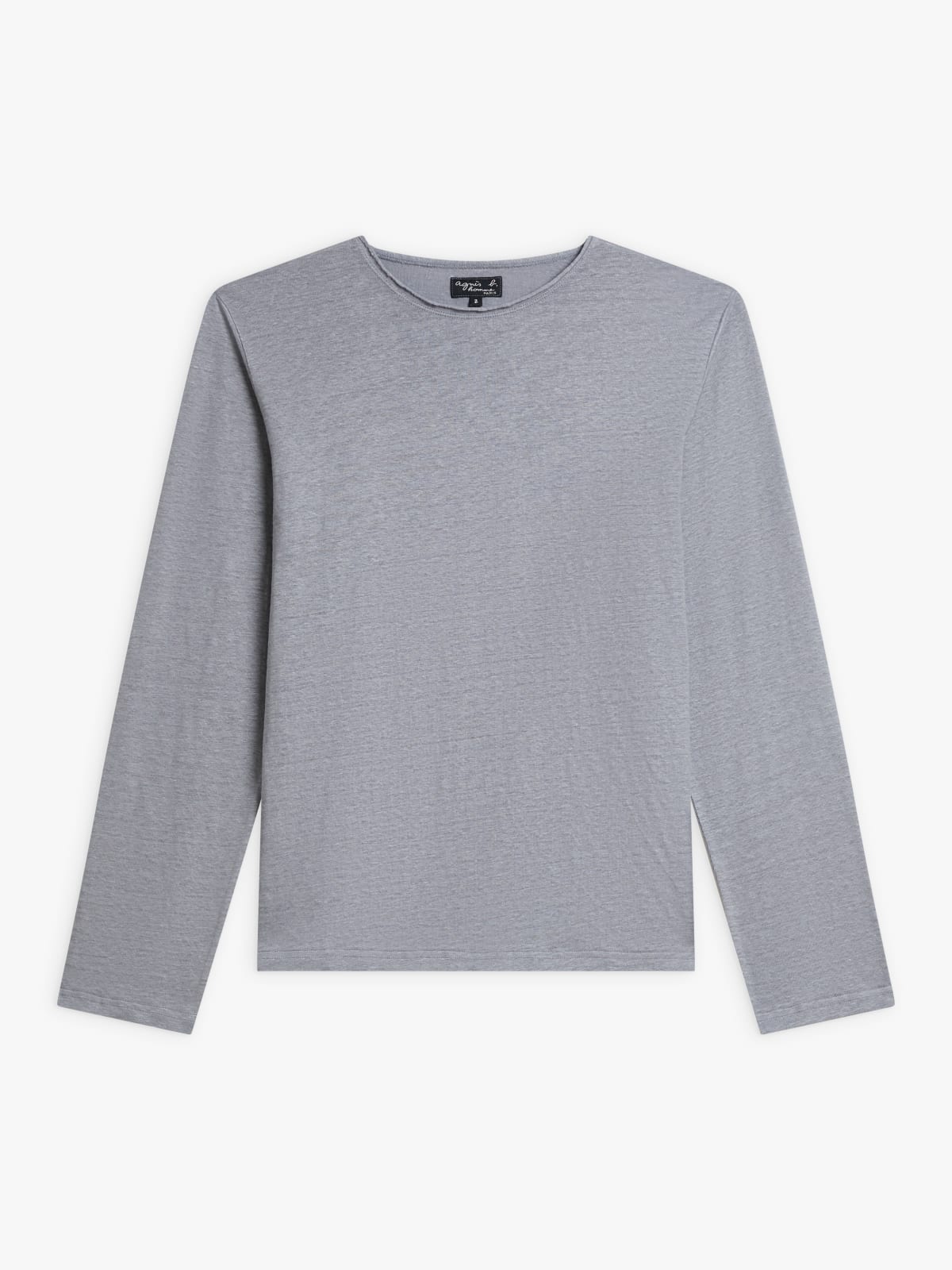 grey linen jersey Roulotte t-shirt