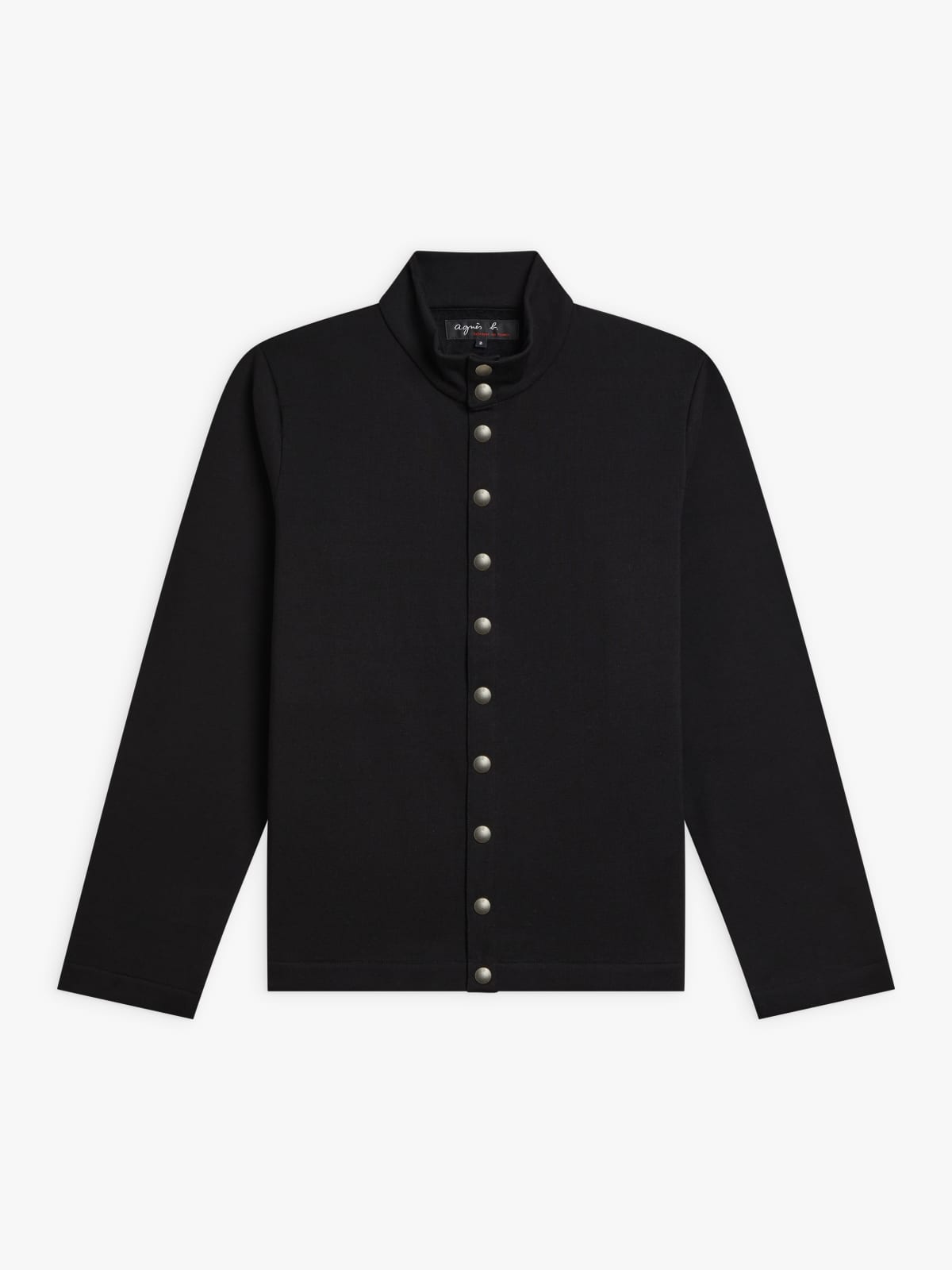 black cotton New Yvan cardigan