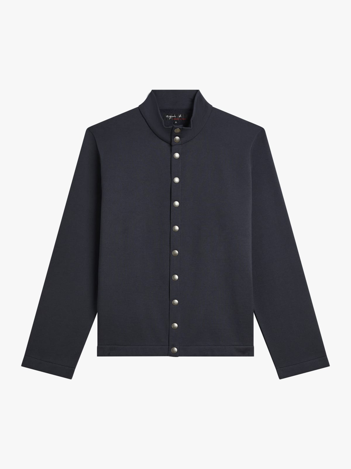 dark grey cotton New Yvan cardigan