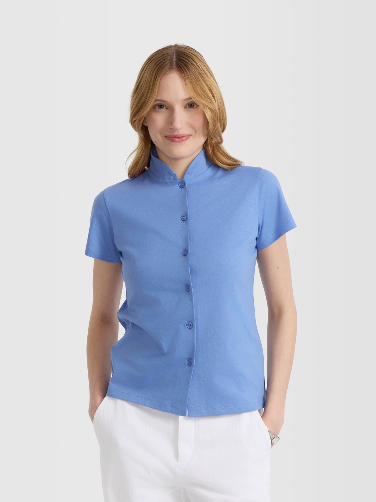 blue Violaine shirt