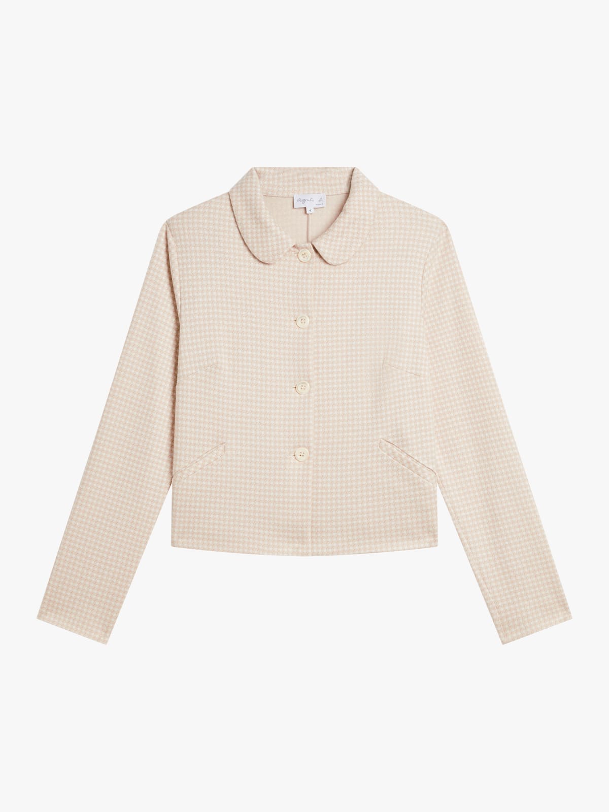 beige Clarissa jacquard jacket