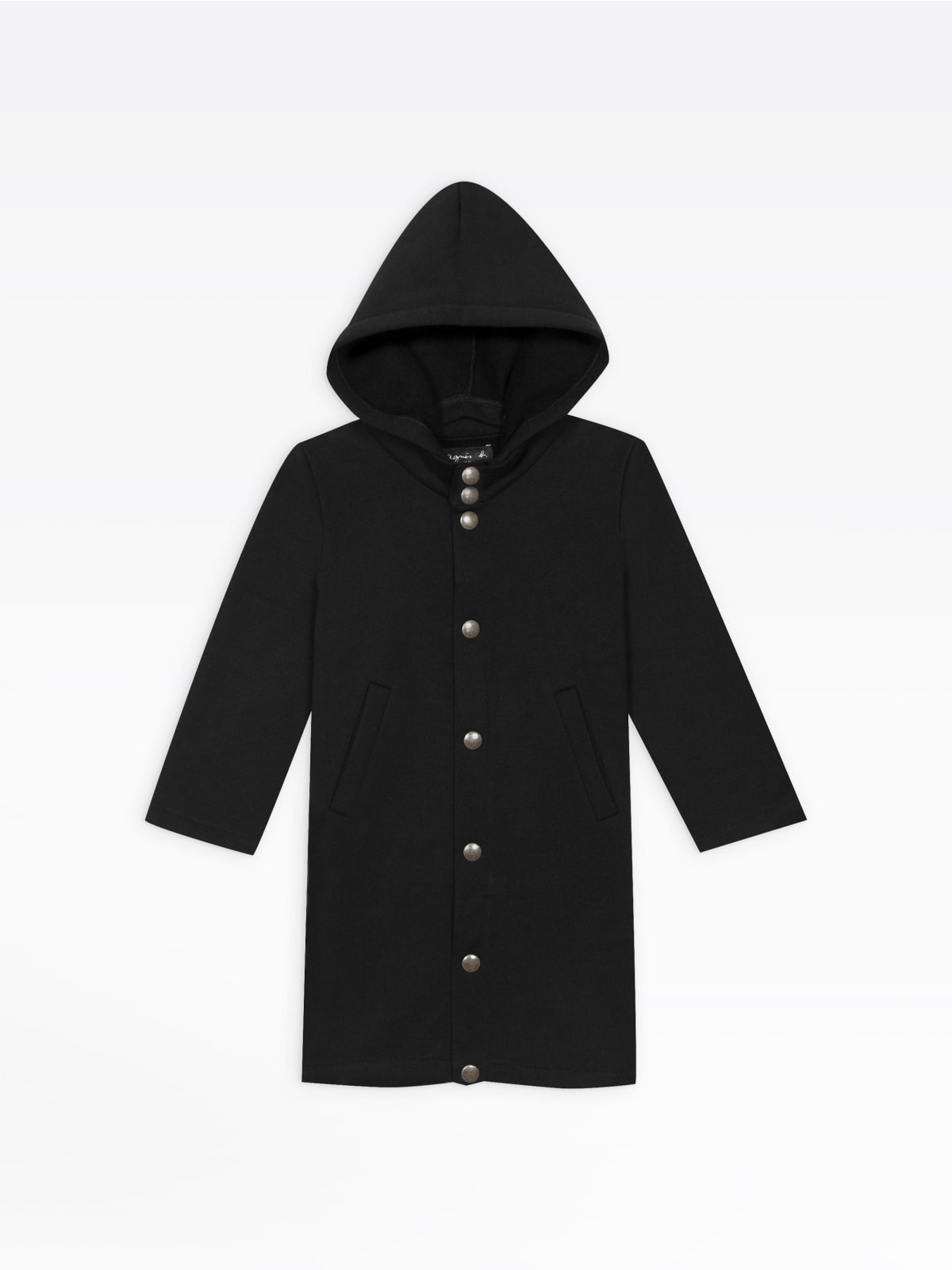 black detachable hood ivan coat