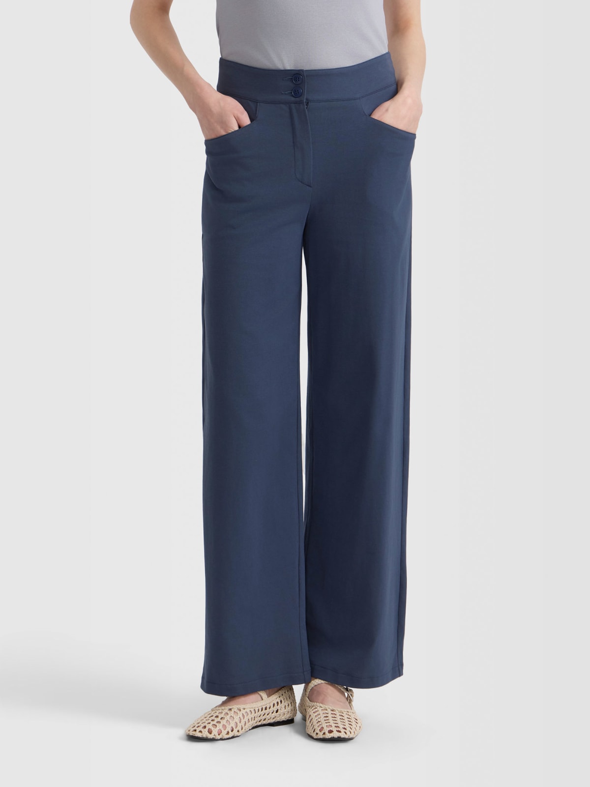 blue yuca trousers