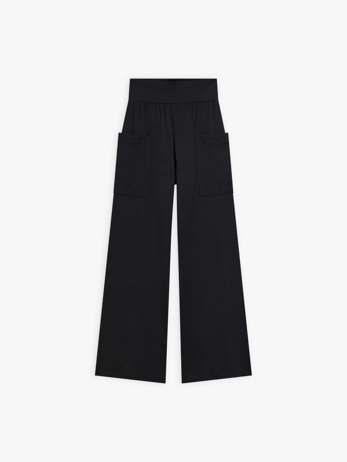 black cotton jersey New Mathis trousers