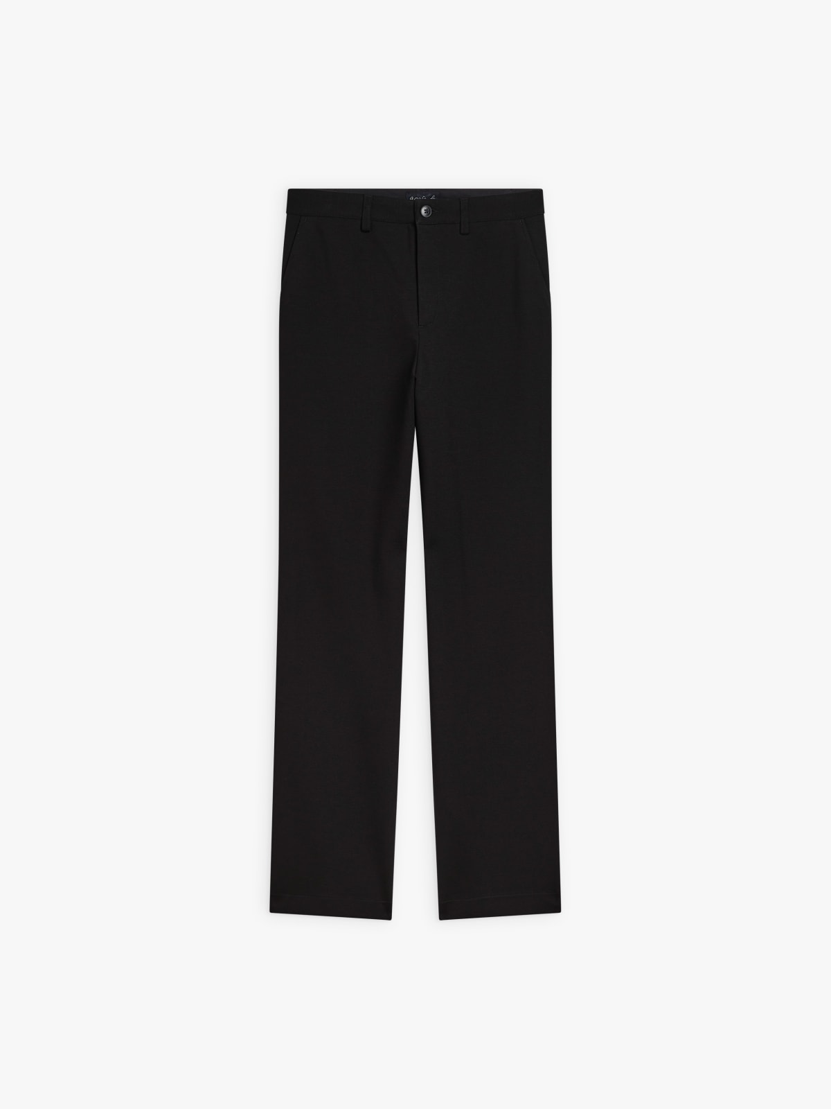 black viscose Smoking trousers