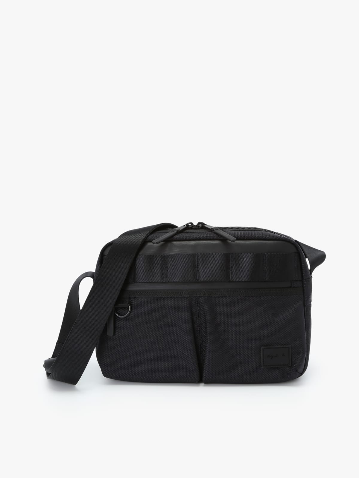 black nylon bag