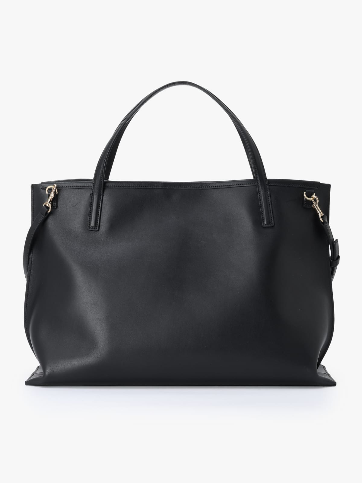 black cow leather bag