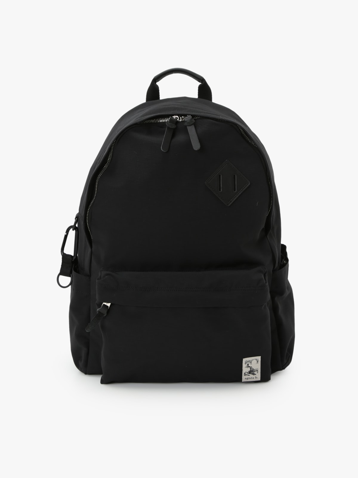 black backpack