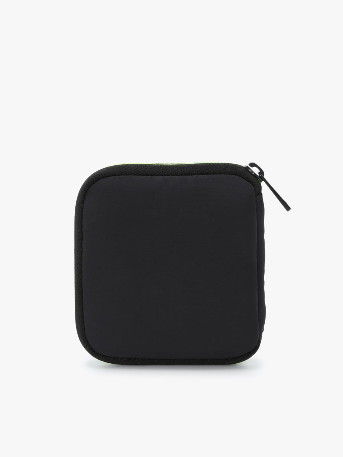 black nylon wallet with fluorescent edges