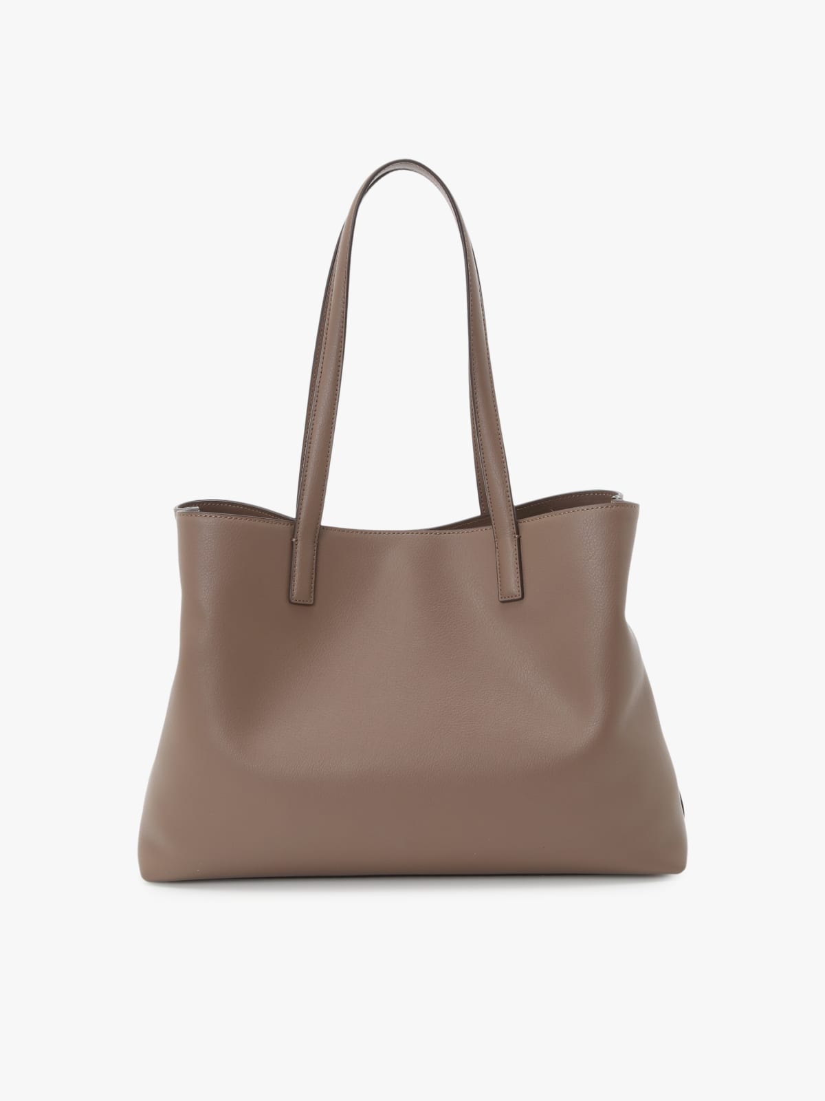 brown leather tote bag