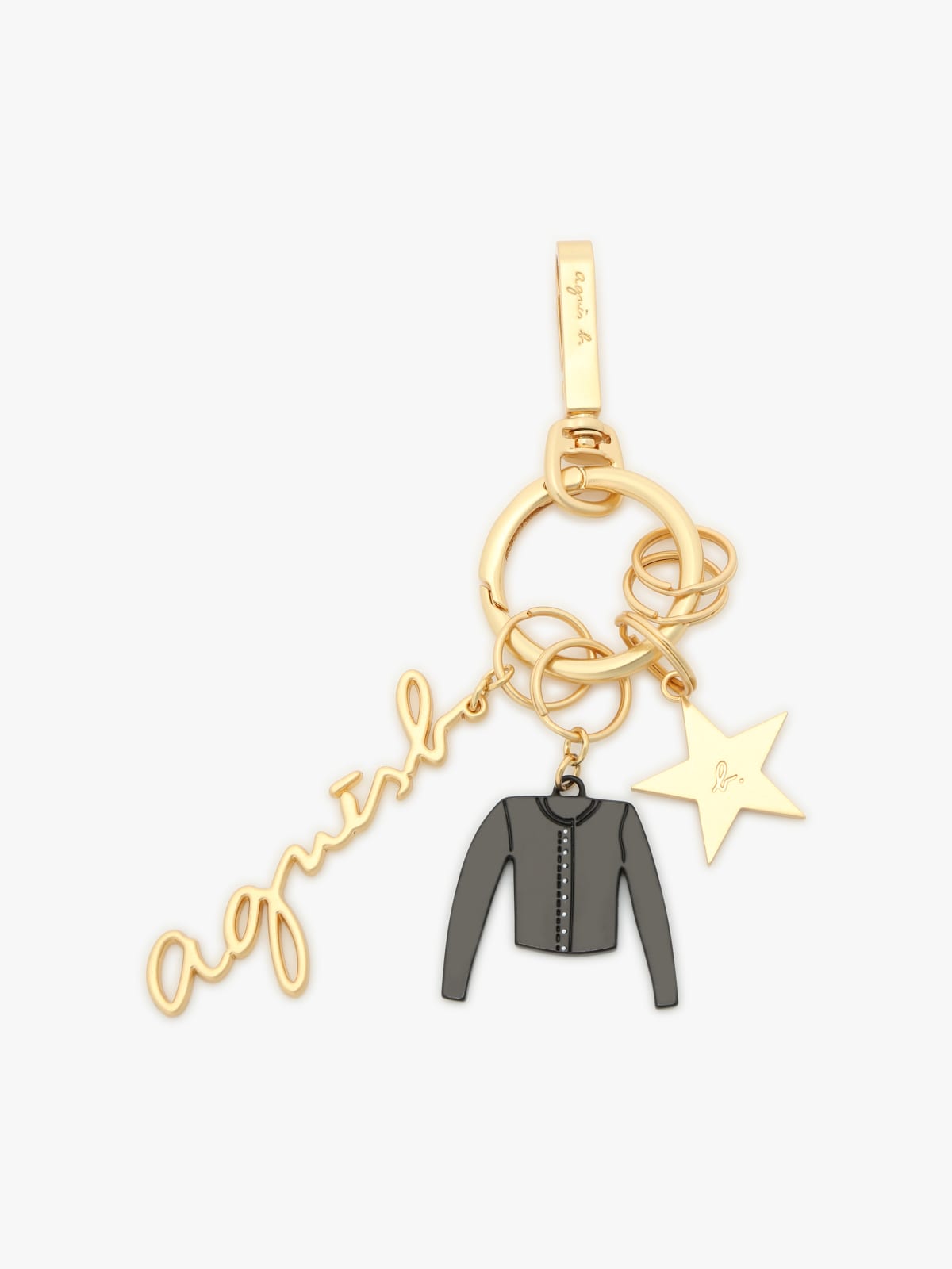 metal keyring with logo