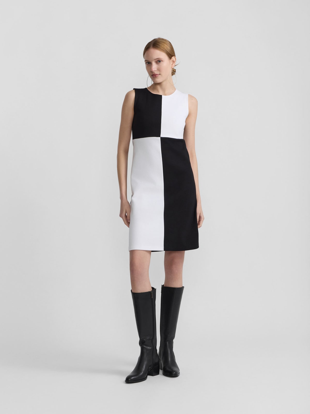 black Alexandrie cotton jersey dress