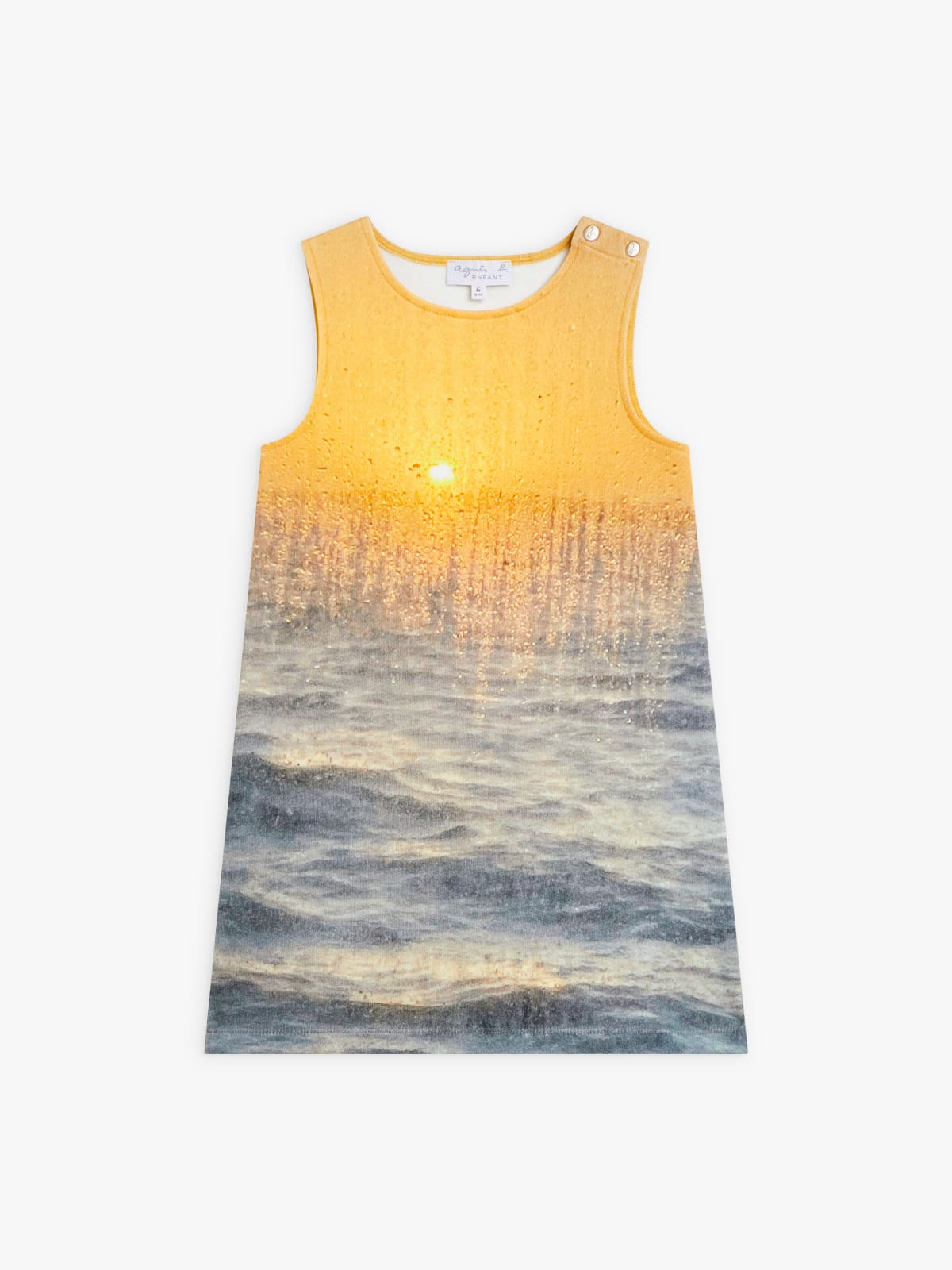 cotton "Mer sous la pluie" Fily dress